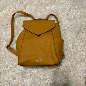 Mustard yellow Nine West backpack
